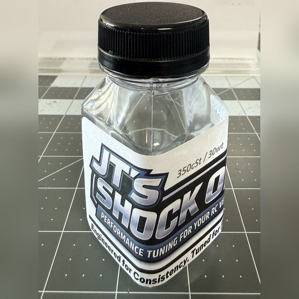 JT's Shock Oil 350 cSt — 4 oz bottle