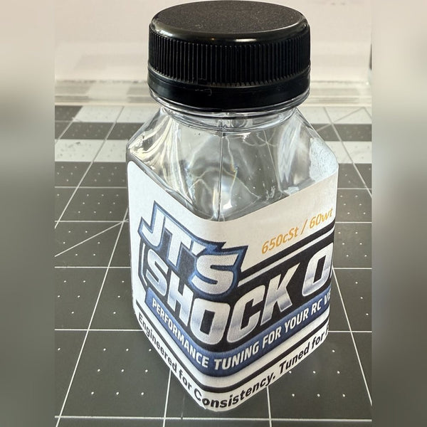 JT's Shock Oil 650 cSt — 4 oz bottle